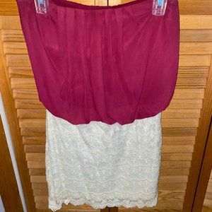 Wet Seal Strapless Body-con dress